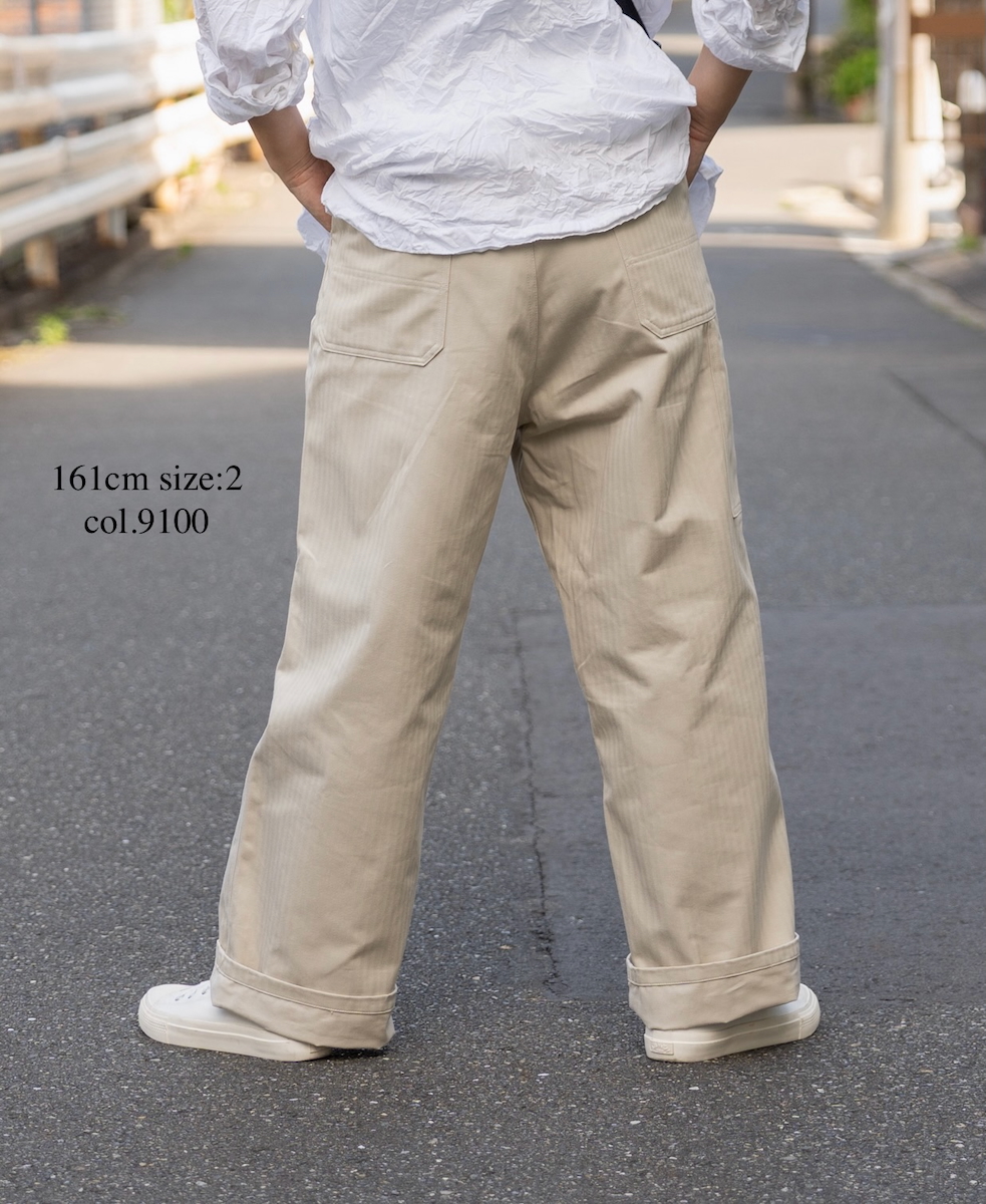 GNAM2551(パンツ) ORGANIC COTTON HERRINGBONE WORK PANTS