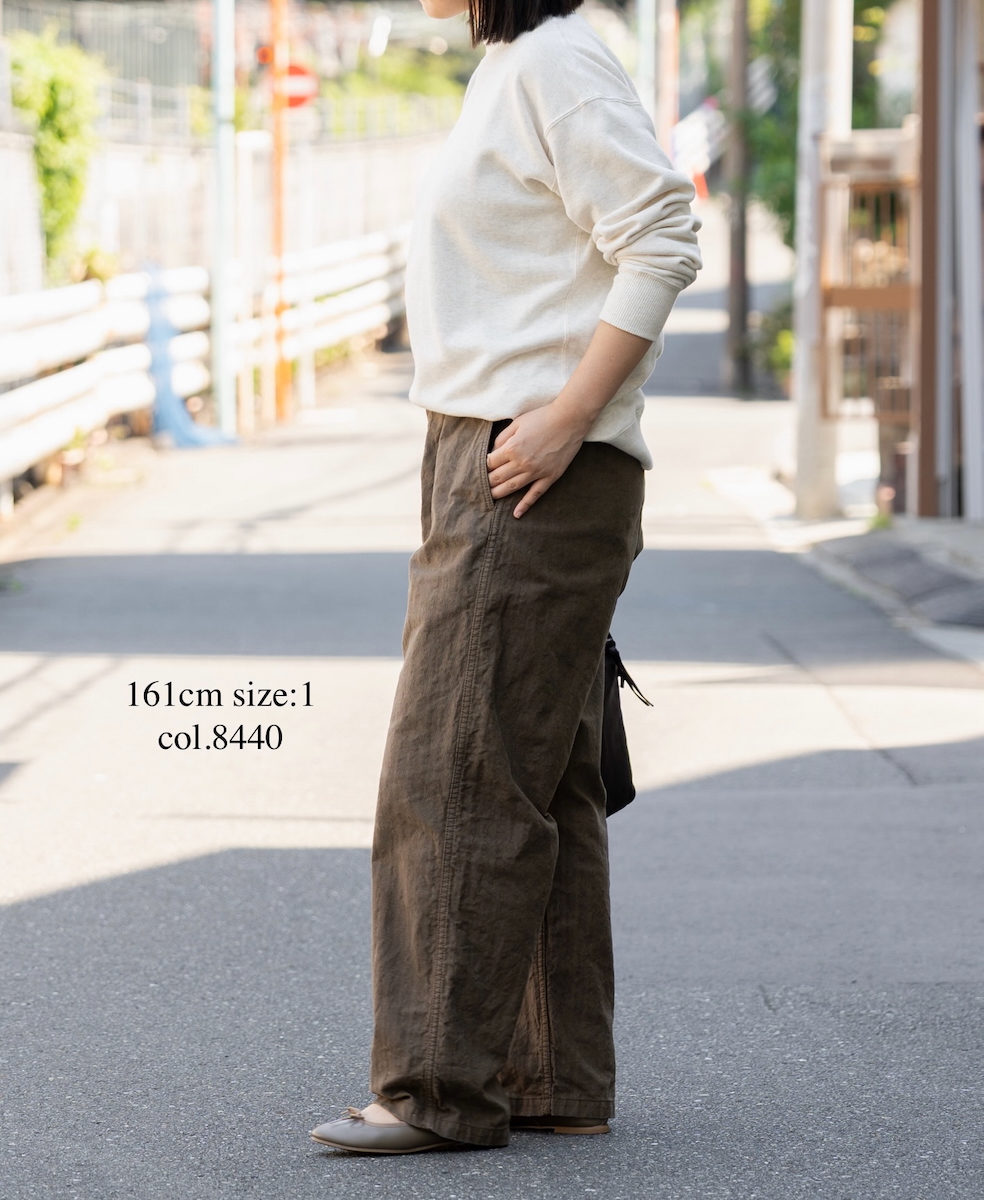 NAM2581HR(パンツ) HEAVY WEIGHT COTTON HERRINGBONE ONE-TUCK PANTS