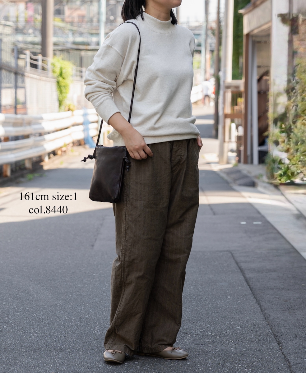 NAM2581HR(パンツ) HEAVY WEIGHT COTTON HERRINGBONE ONE-TUCK PANTS