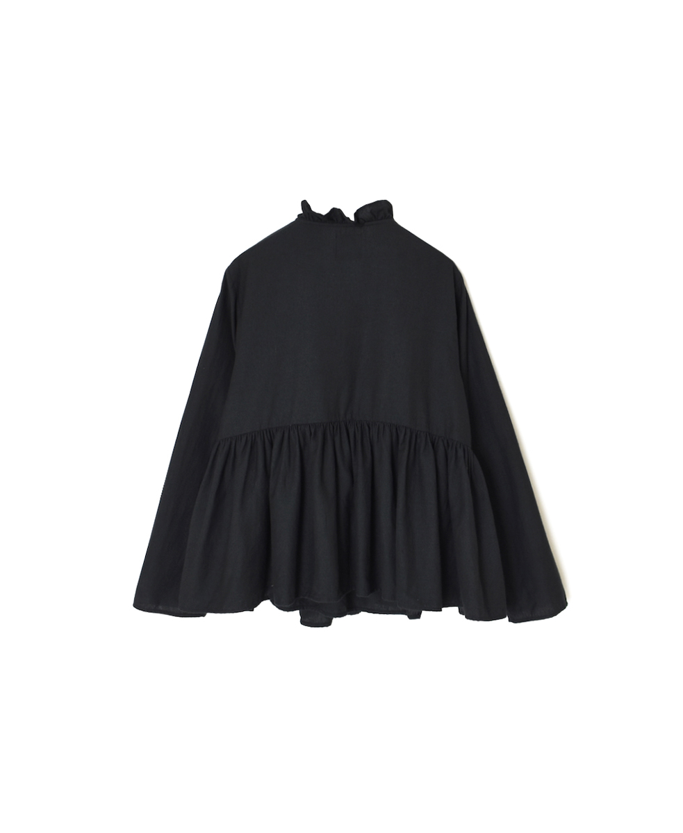 INMDS25701W(シャツ) TWILL COTTON KHADI PLAIN(WASH) FRILL CACHE COEUR