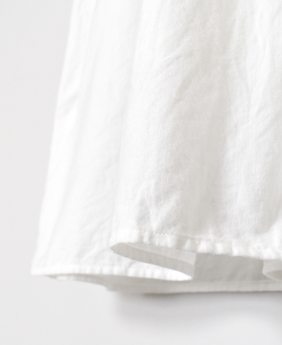 INMDS25702W(パンツ) TWILL COTTON KHADI PLAIN(WASH) GATHERED CULOTTES