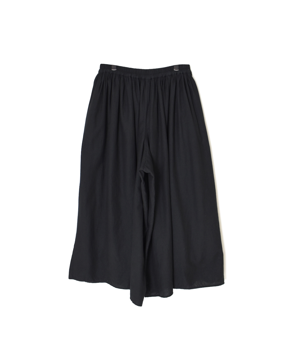 INMDS25702W(パンツ) TWILL COTTON KHADI PLAIN(WASH) GATHERED CULOTTES