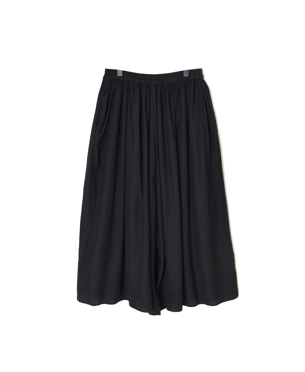 INMDS25702W(パンツ) TWILL COTTON KHADI PLAIN(WASH) GATHERED CULOTTES