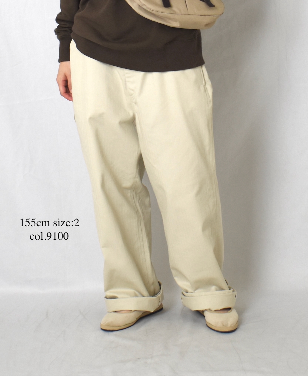 GNAM2551(パンツ) ORGANIC COTTON HERRINGBONE WORK PANTS