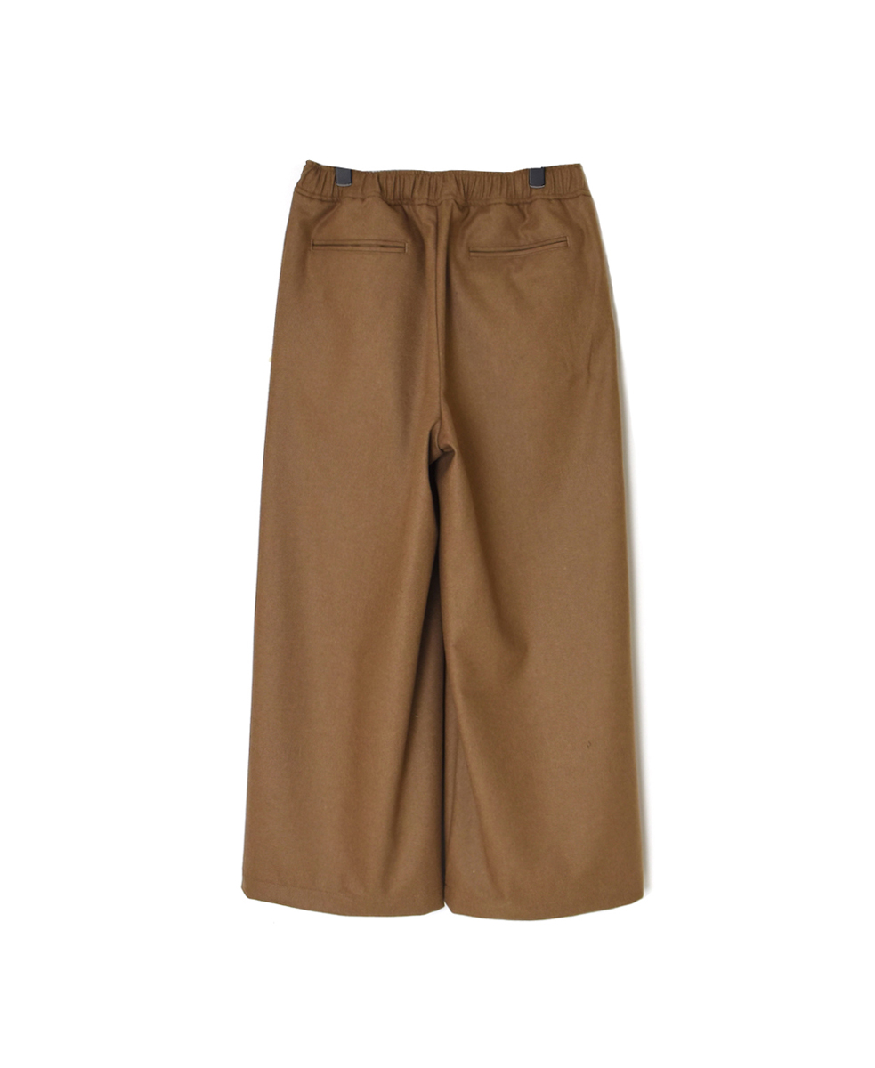 GNMDS2052WF(パンツ) WOOL FLANNEL EASY WIDE PANTS
