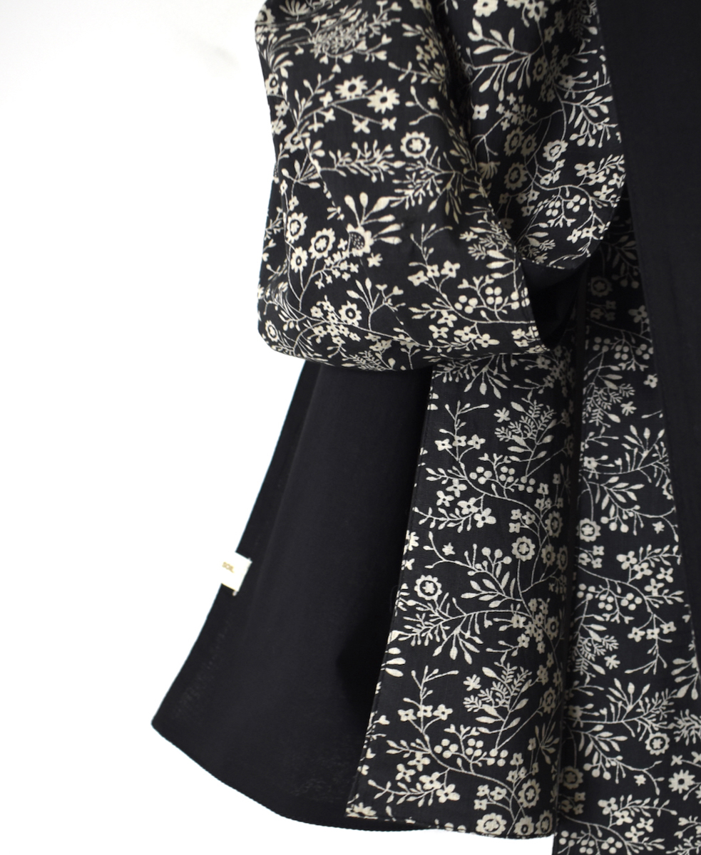 NSL25577(ストール) COTTON SLUB SMALL FLOWER PRINT STOLE