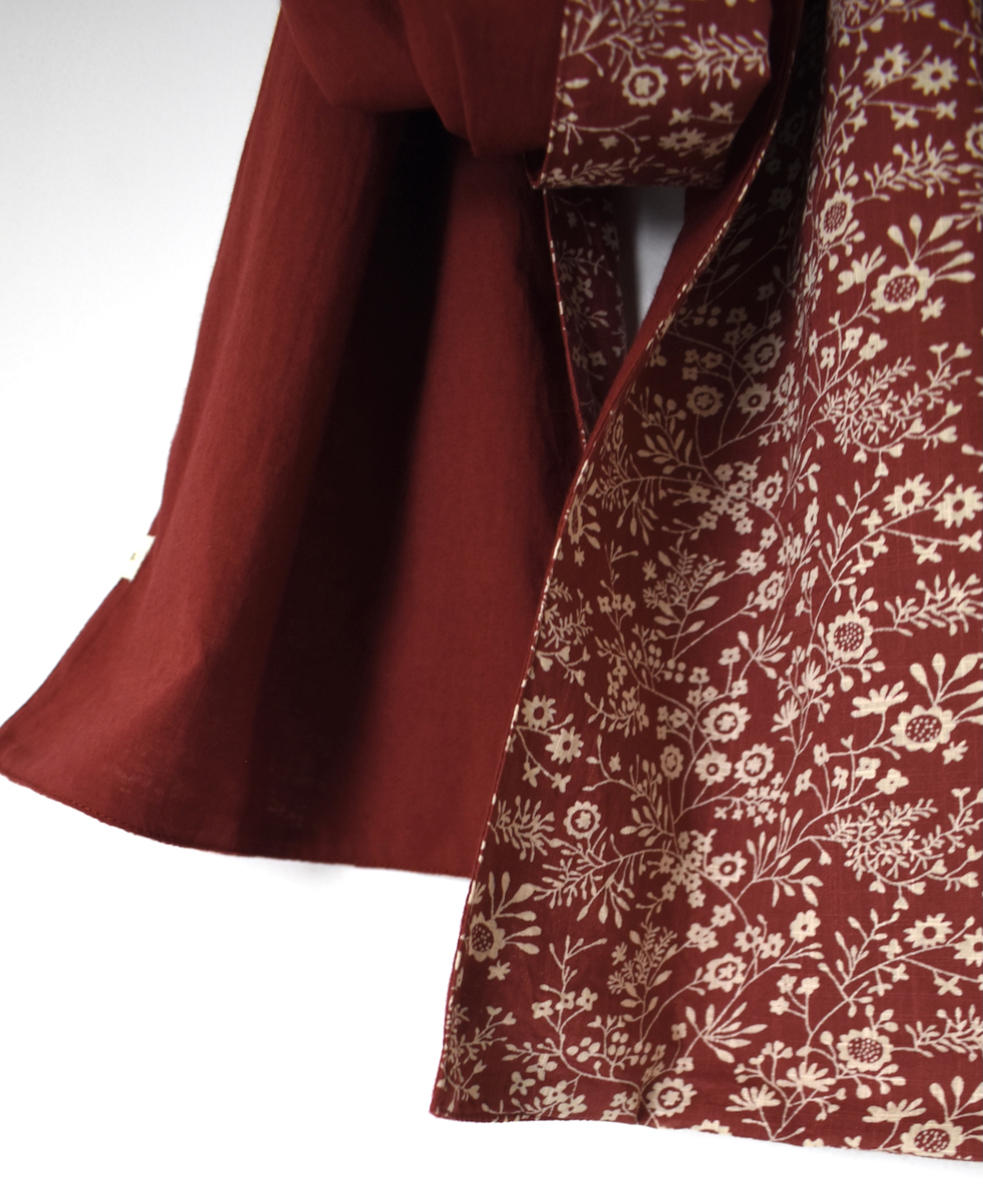 NSL25577(ストール) COTTON SLUB SMALL FLOWER PRINT STOLE