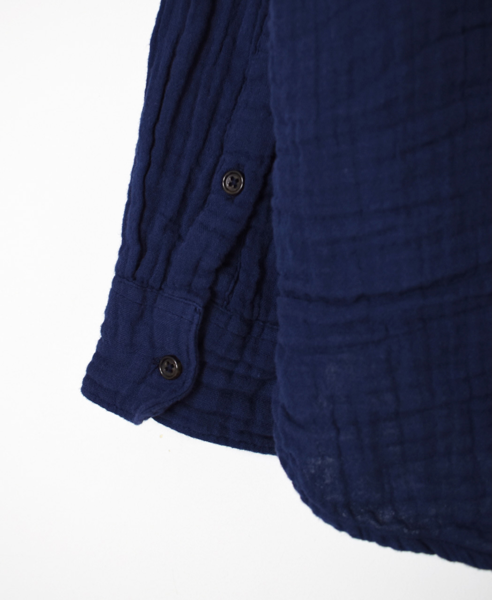 INAM2552GPD (シャツ) DOUBLE GAUZE PLAIN UTILITY REGULAR COLLAR SHIRTS