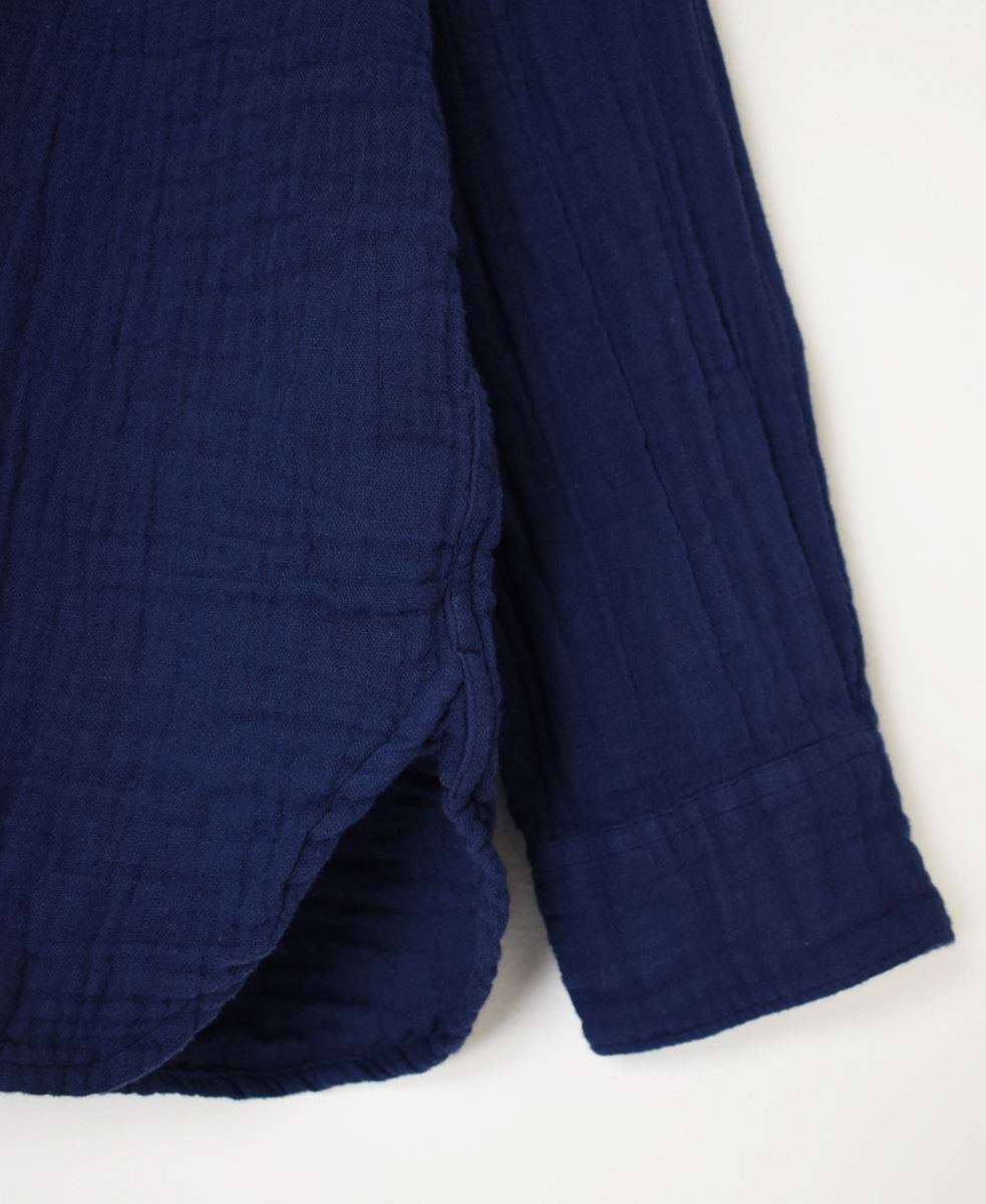 INAM2552GPD (シャツ) DOUBLE GAUZE PLAIN UTILITY REGULAR COLLAR SHIRTS