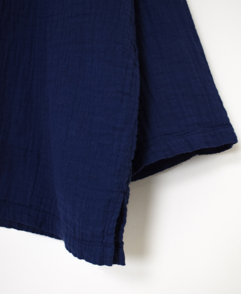 INAM2562GPD (シャツ) DOUBLE GAUZE PLAIN SKIPPER SHIRTS