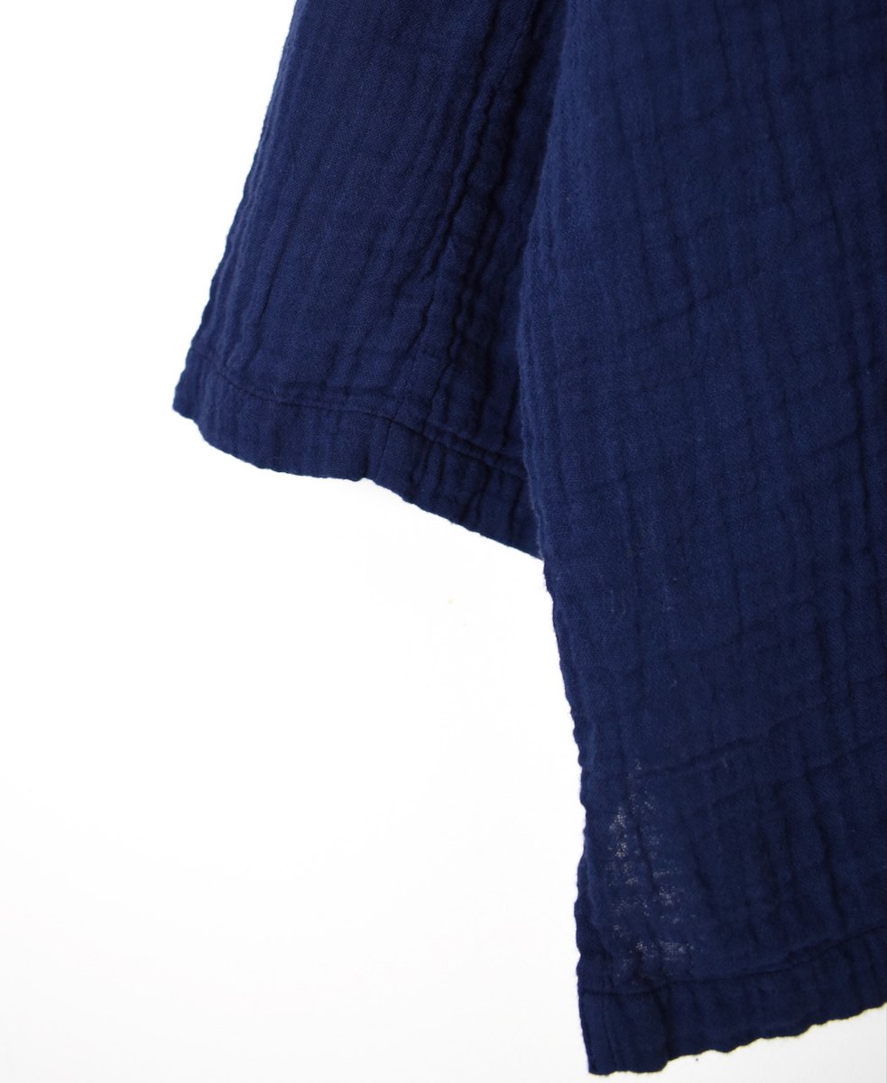 INAM2562GPD (シャツ) DOUBLE GAUZE PLAIN SKIPPER SHIRTS