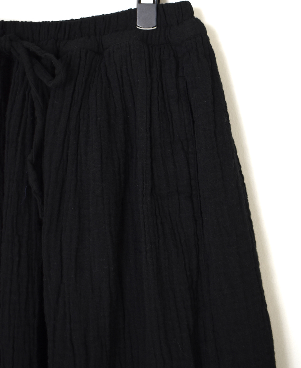 INAM2564GPD (スカート) DOUBLE GAUZE PLAIN EASY GATHERED SKIRT