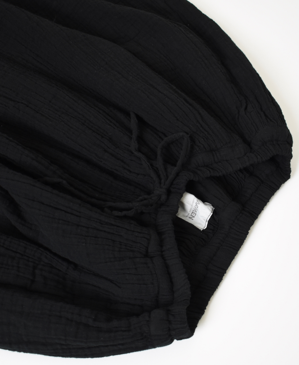 INAM2564GPD (スカート) DOUBLE GAUZE PLAIN EASY GATHERED SKIRT