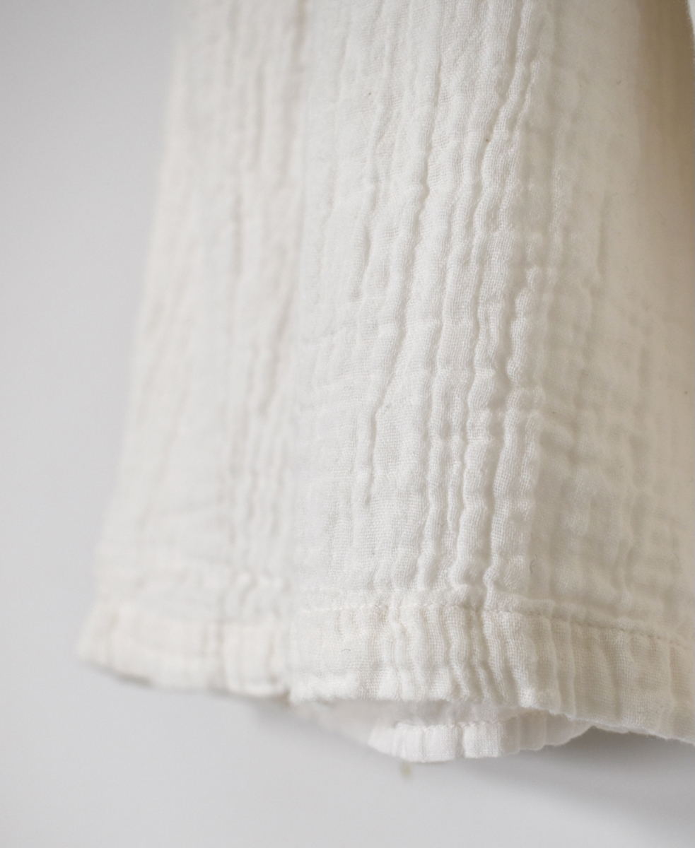 INAM2564GPD (スカート) DOUBLE GAUZE PLAIN EASY GATHERED SKIRT