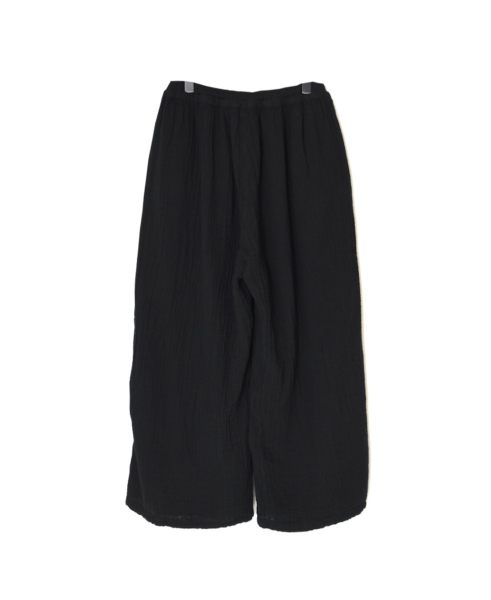 INAM2565GPD (パンツ) DOUBLE GAUZE PLAIN GATHERED EASY PANTS WITH LINING