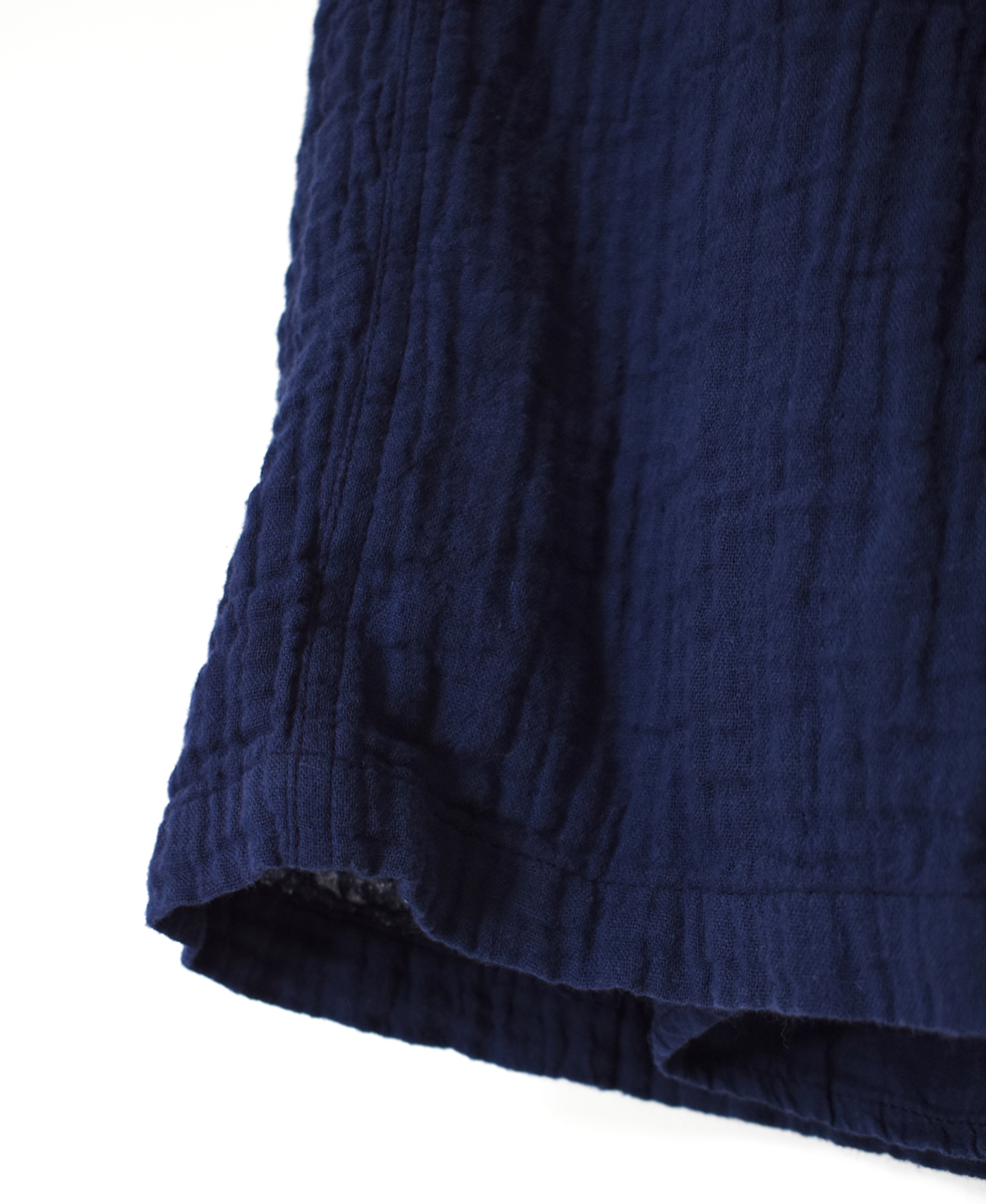 INAM2565GPD (パンツ) DOUBLE GAUZE PLAIN GATHERED EASY PANTS WITH LINING
