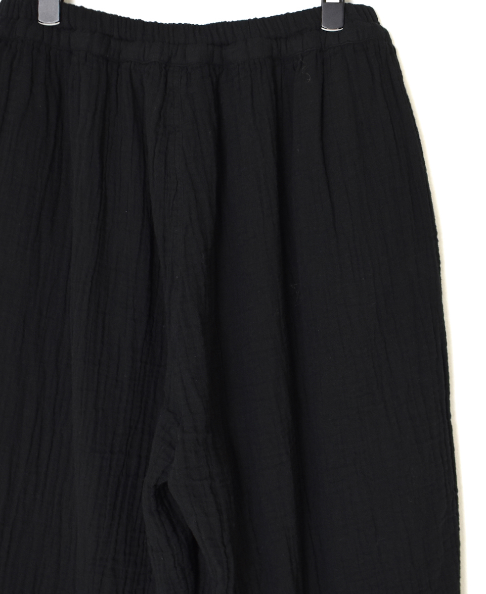 INAM2565GPD (パンツ) DOUBLE GAUZE PLAIN GATHERED EASY PANTS WITH LINING