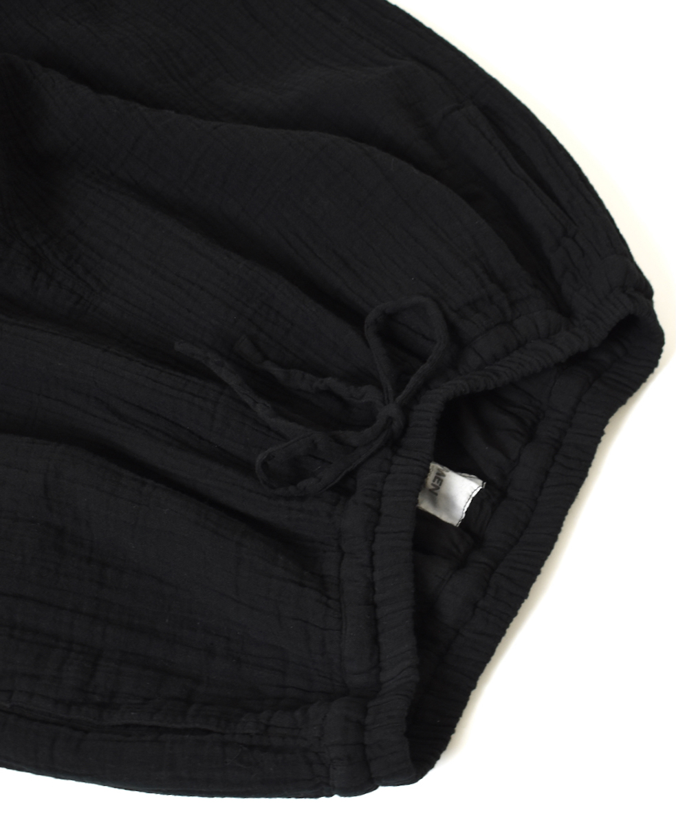 INAM2565GPD (パンツ) DOUBLE GAUZE PLAIN GATHERED EASY PANTS WITH LINING