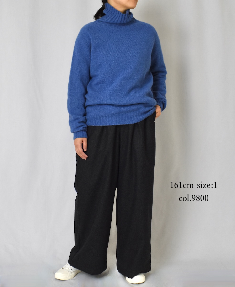 GNMDS2052WF(パンツ) WOOL FLANNEL EASY WIDE PANTS
