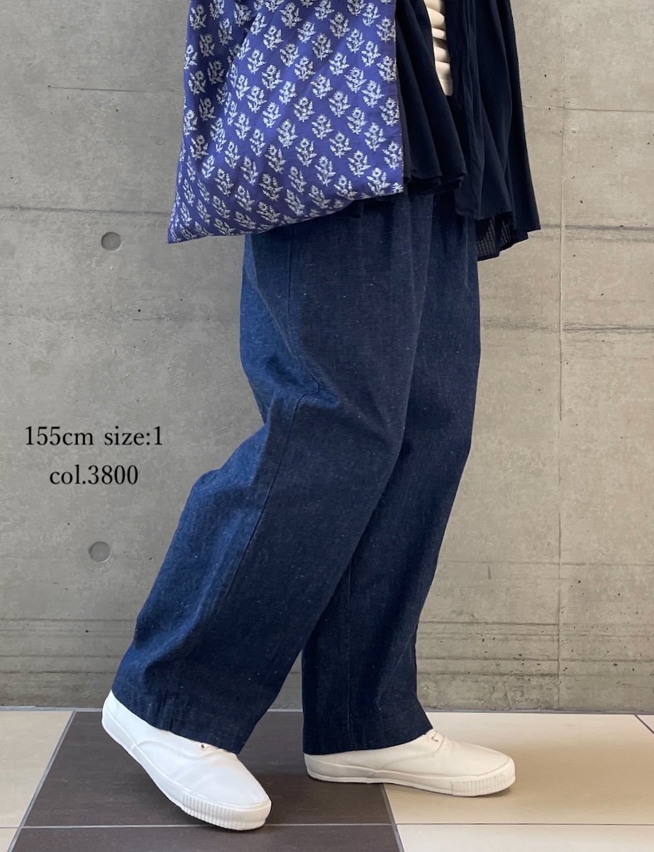 GNMDS2501OWD(パンツ) 9.5oz ONE WASH DENIM 2TUCK TAPERED EASY PANTS