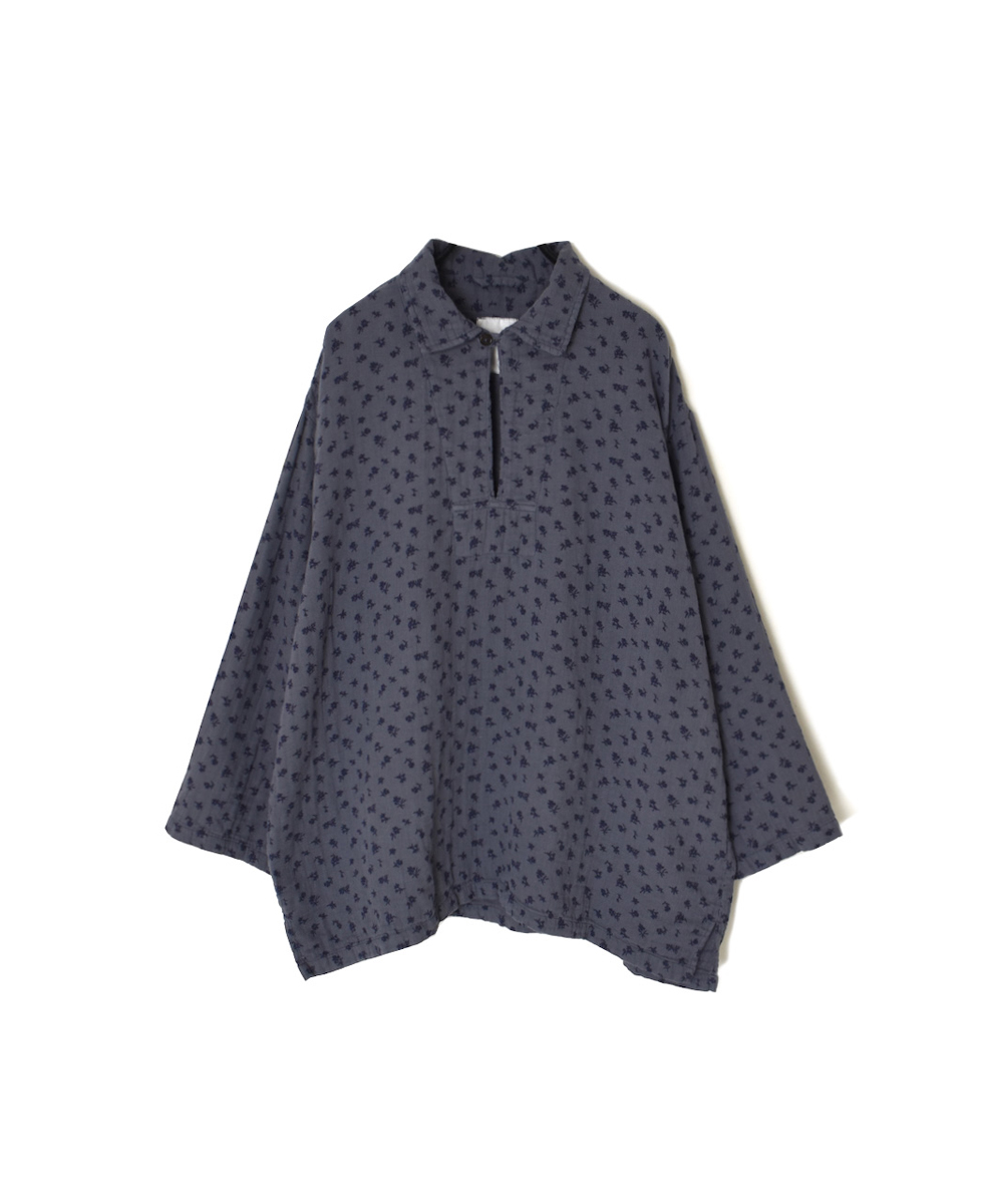 INAM2562GFD (シャツ) DOUBLE GAUZE FLOWER PRINT SKIPPER SHIRTS