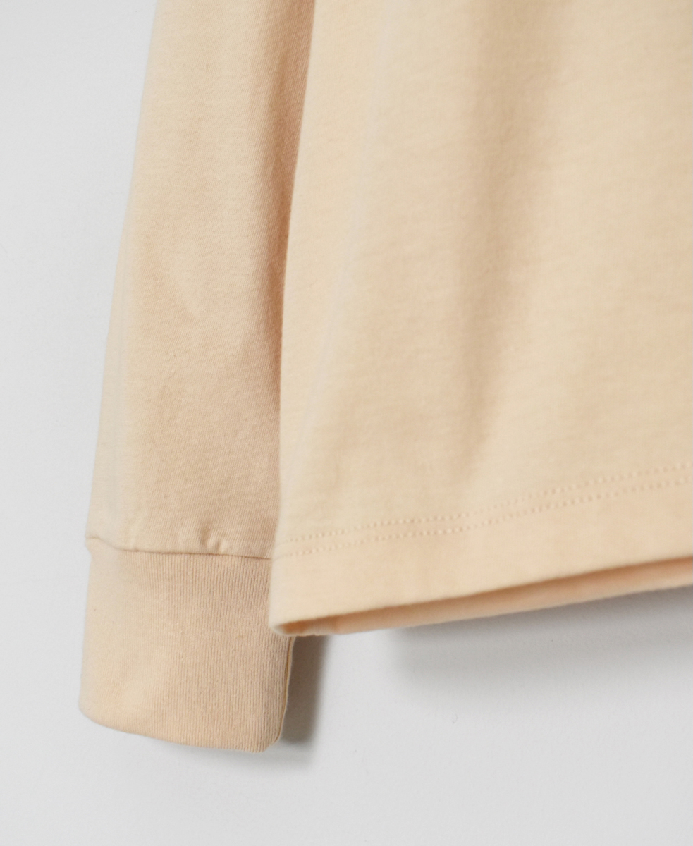 NFA2351P45(Tシャツ) "A TOUT"COTTON JERSEY CREW NECK OVERSIZE L/SL T WITH CUFF