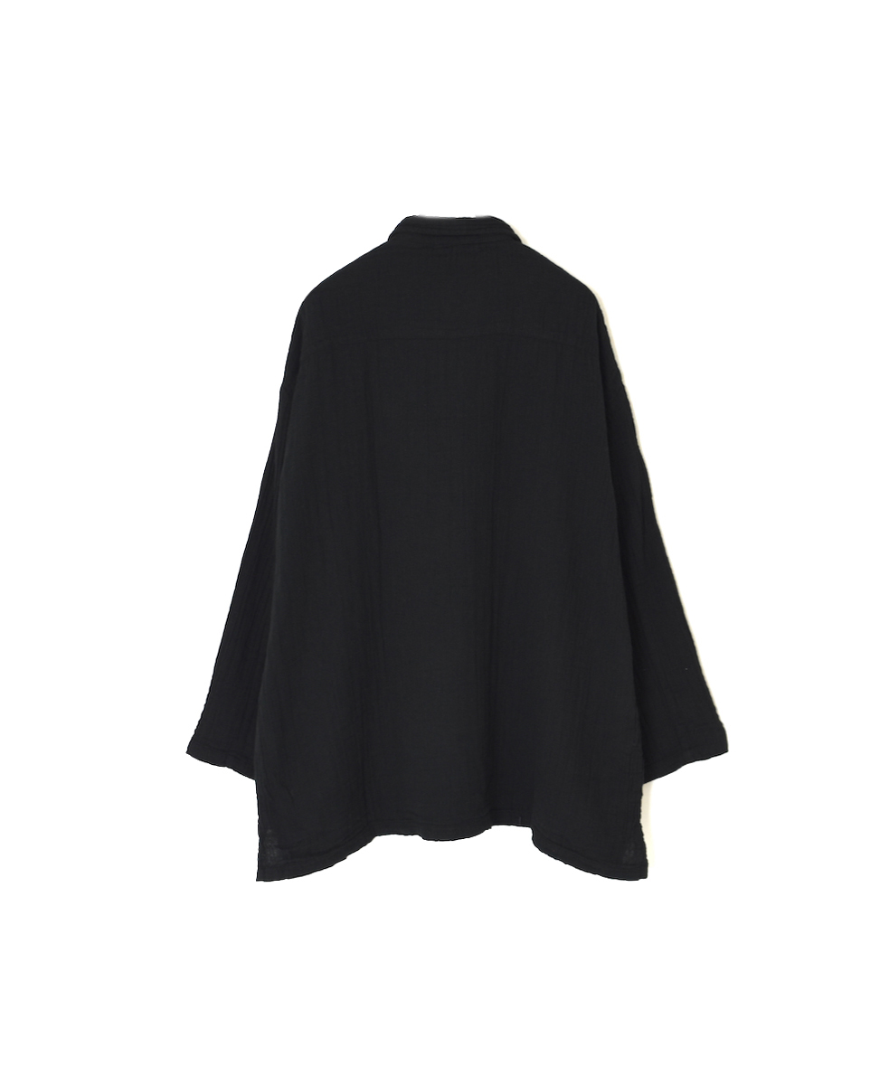 INAM2562GPD (シャツ) DOUBLE GAUZE PLAIN SKIPPER SHIRTS