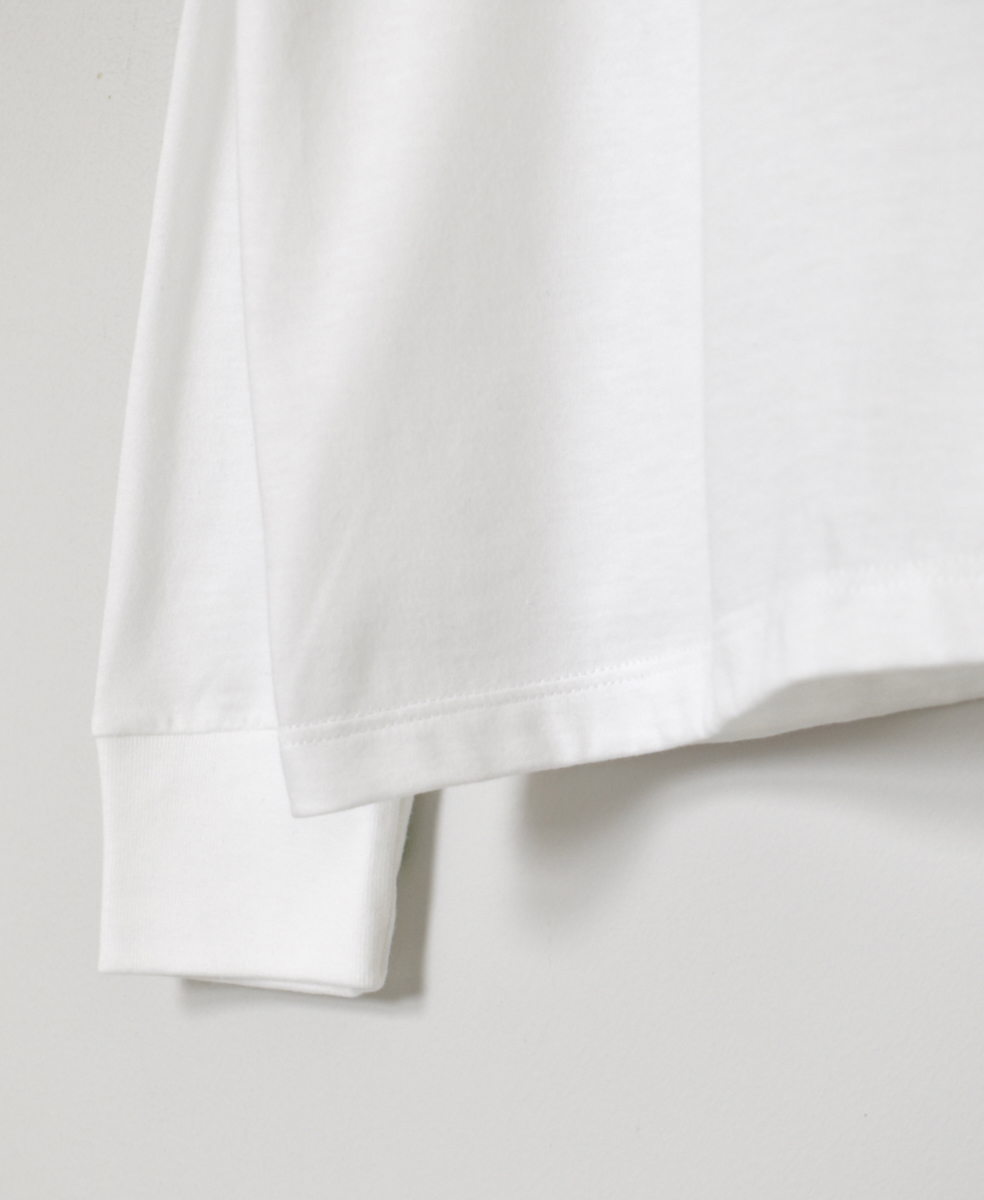 NFA2351P45(Tシャツ) "A TOUT"COTTON JERSEY CREW NECK OVERSIZE L/SL T WITH CUFF
