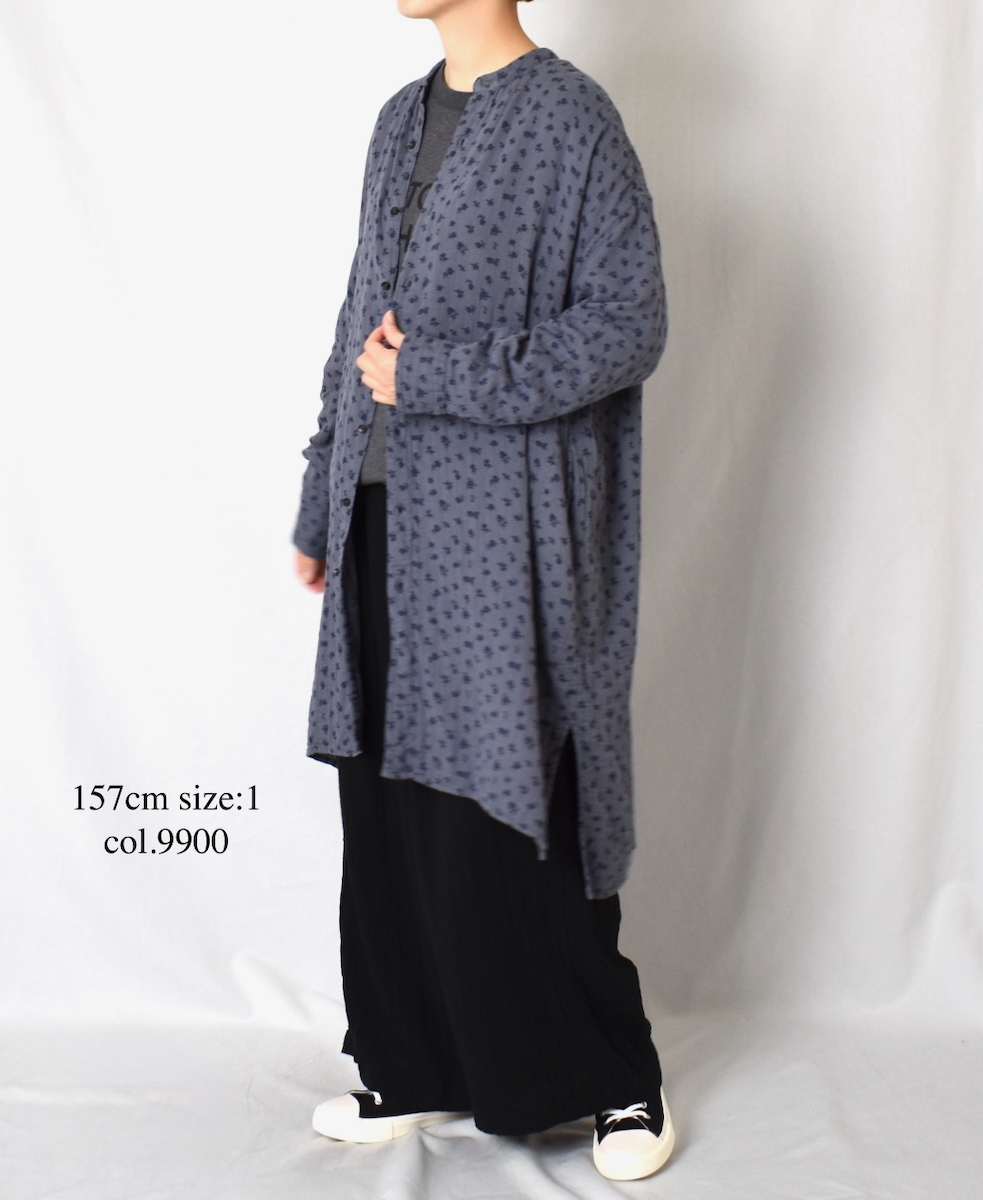 INAM2565GPD (パンツ) DOUBLE GAUZE PLAIN GATHERED EASY PANTS WITH LINING