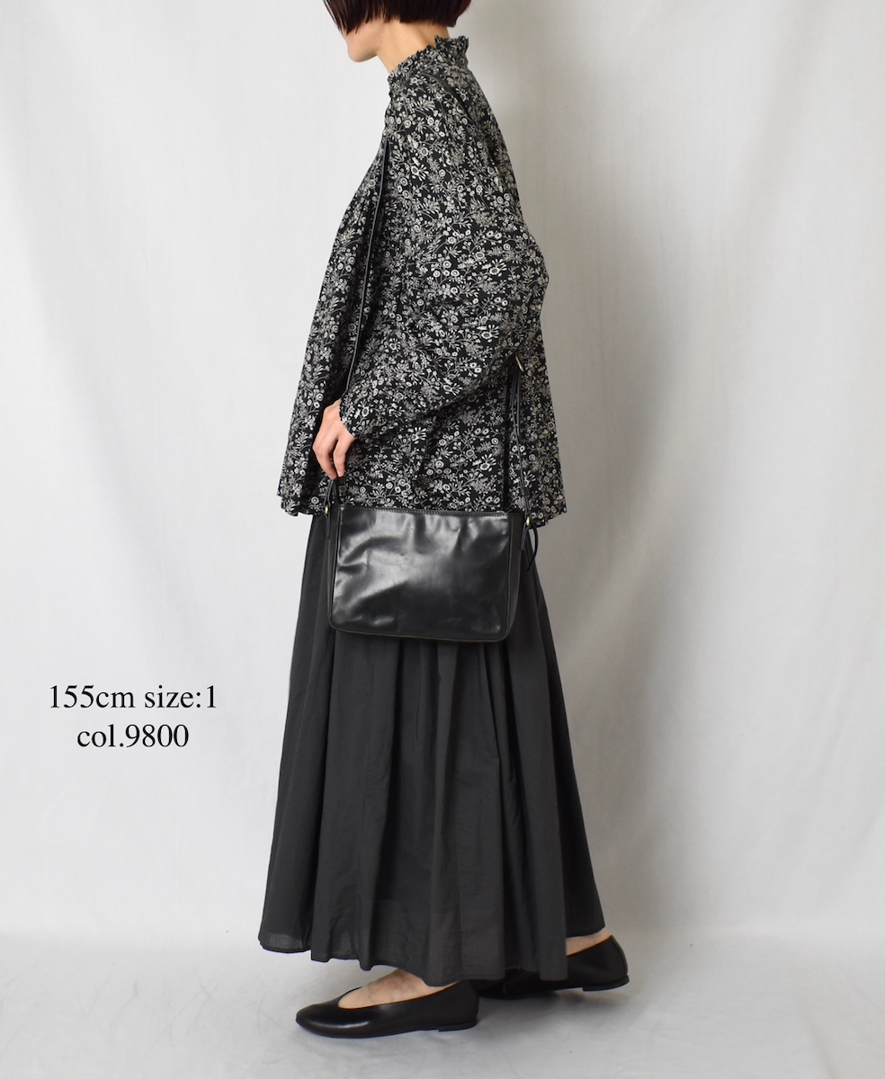NMDS25525(スカート) 60s ORGANIC CAMBRIC PLAIN PINTUCK FLARED SKIRT