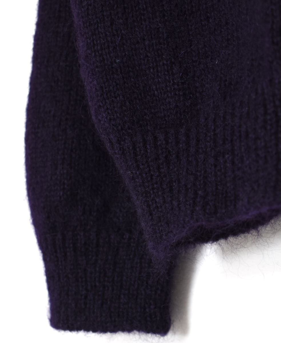 CHT2552(カーディガン) MOHAIR NO-BUTTON CARDIGAN