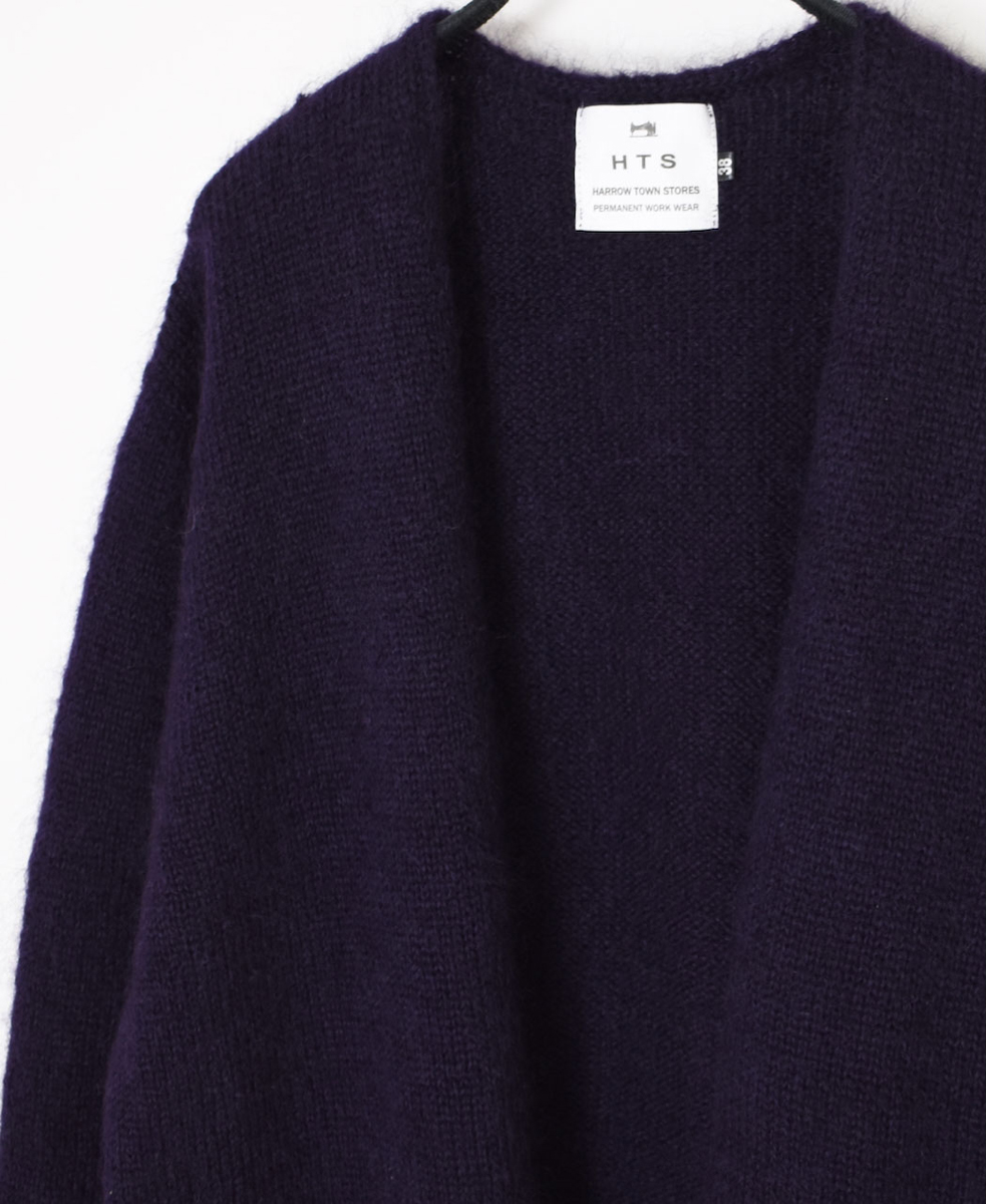 CHT2552(カーディガン) MOHAIR NO-BUTTON CARDIGAN