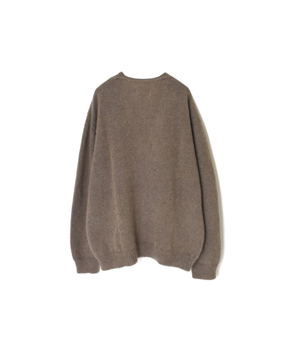 CHT2552(カーディガン) MOHAIR NO-BUTTON CARDIGAN