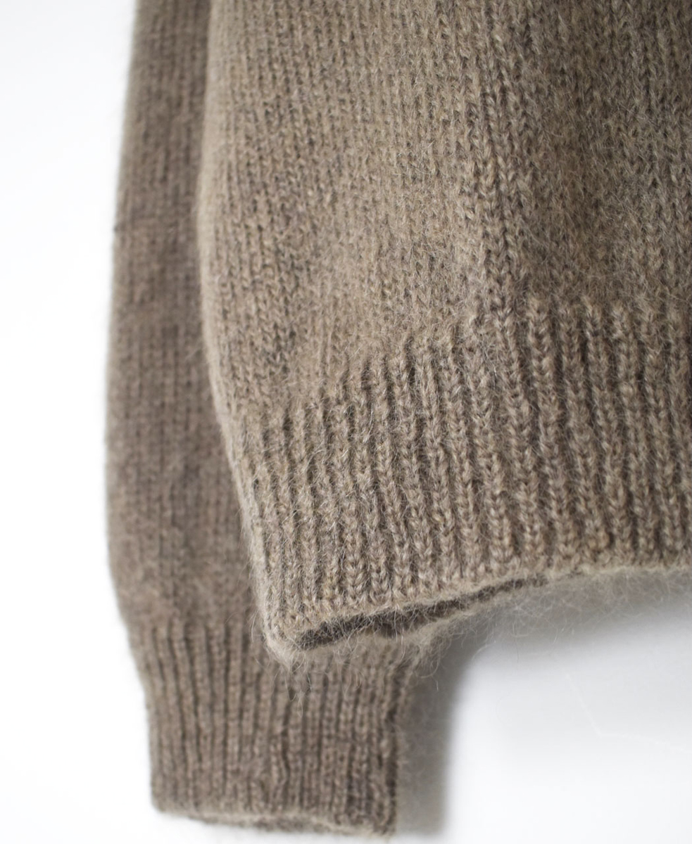 CHT2552(カーディガン) MOHAIR NO-BUTTON CARDIGAN