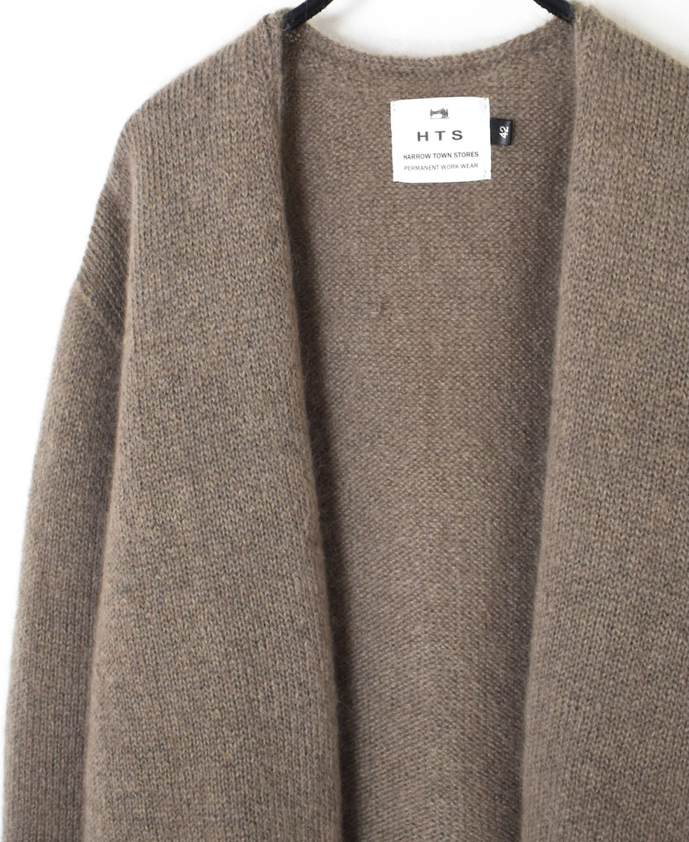 CHT2552(カーディガン) MOHAIR NO-BUTTON CARDIGAN