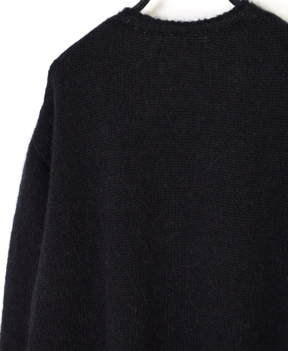 CHT2552(カーディガン) MOHAIR NO-BUTTON CARDIGAN