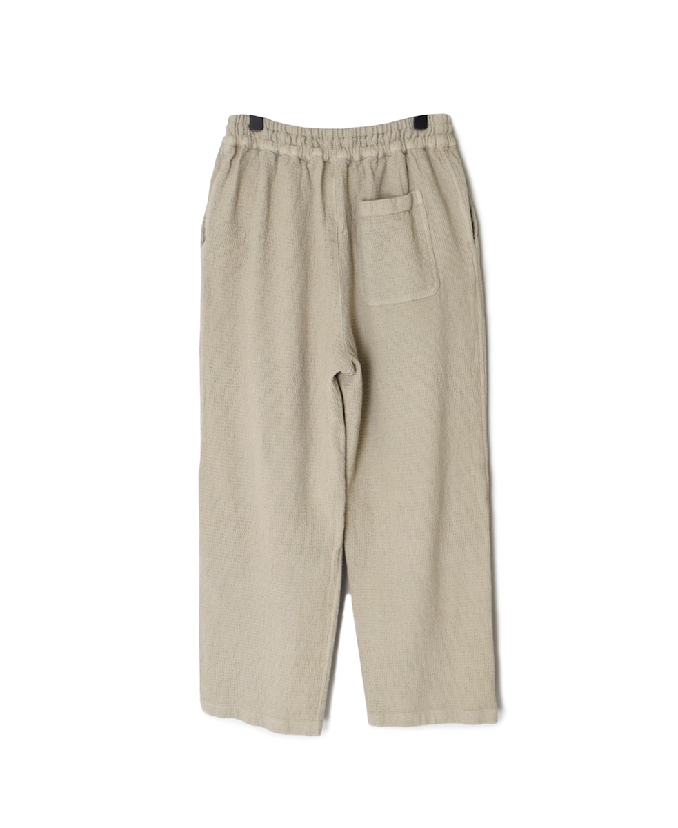 INHT2575WPD(パンツ) WAFFLE PLAIN OVERDYE EASY PANTS