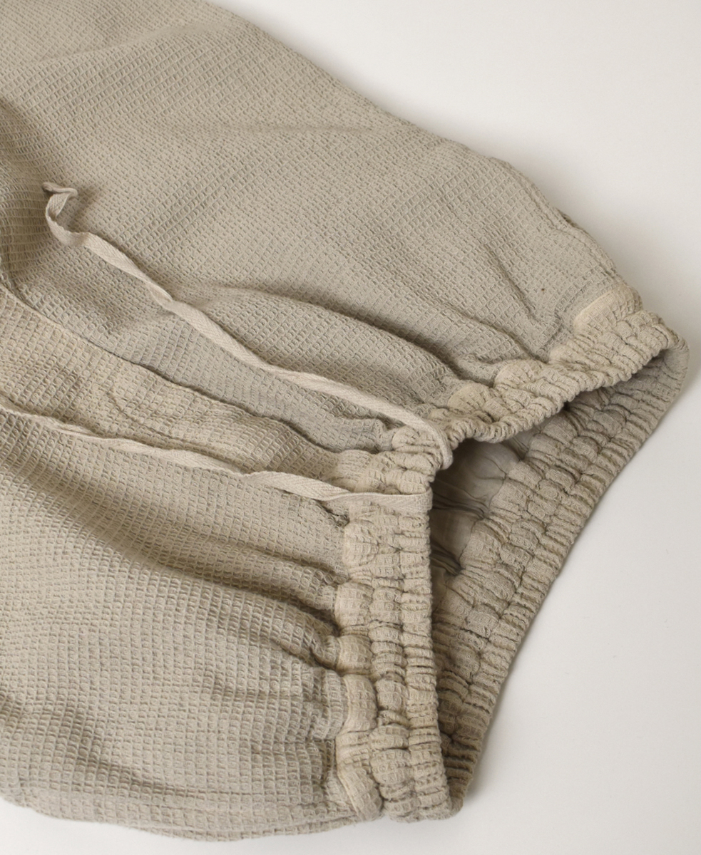 INHT2575WPD(パンツ) WAFFLE PLAIN OVERDYE EASY PANTS