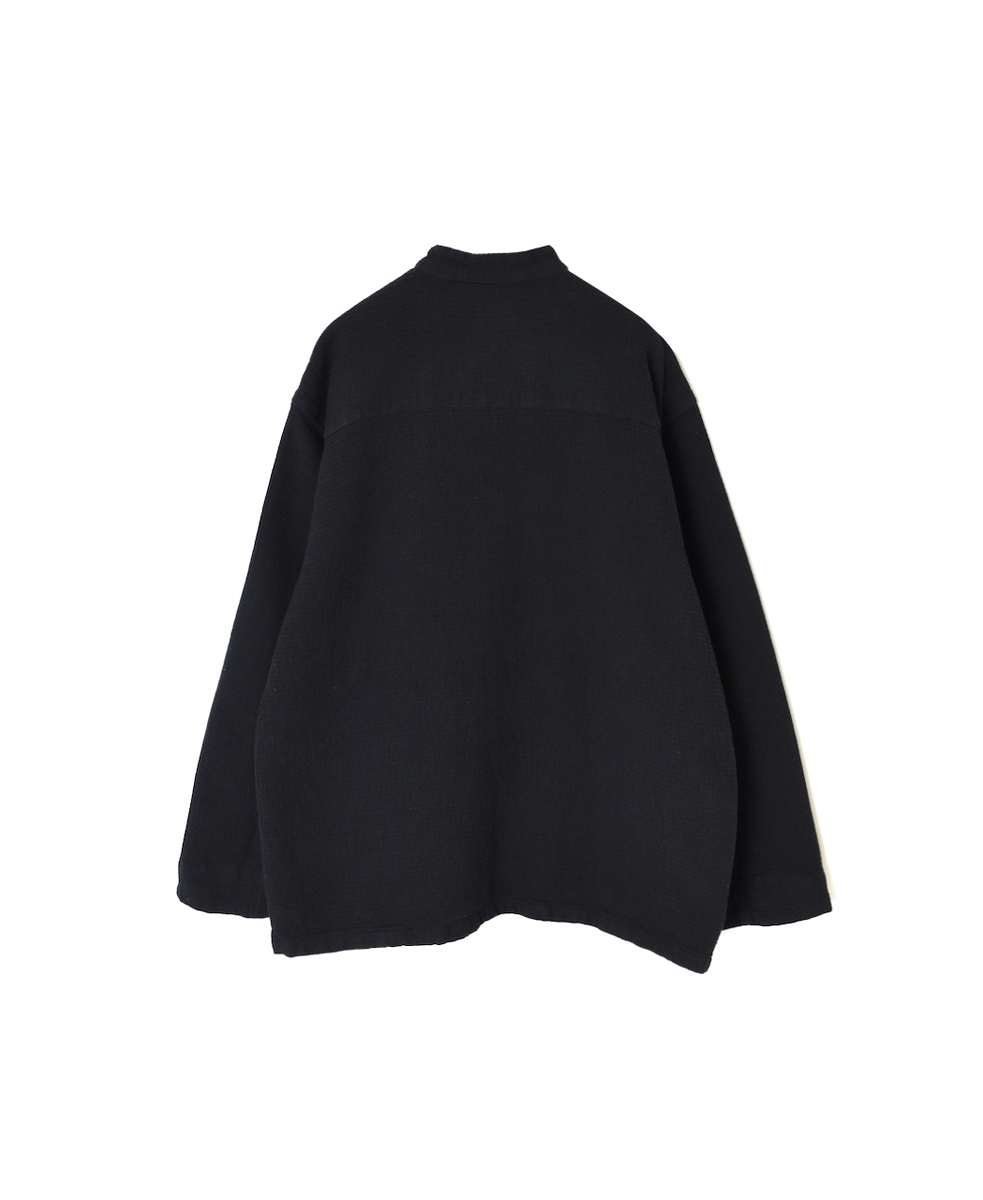 INHT2572WPD(ジャケット) WAFFLE PLAIN OVERDYE STAND COLLAR COVER ALL