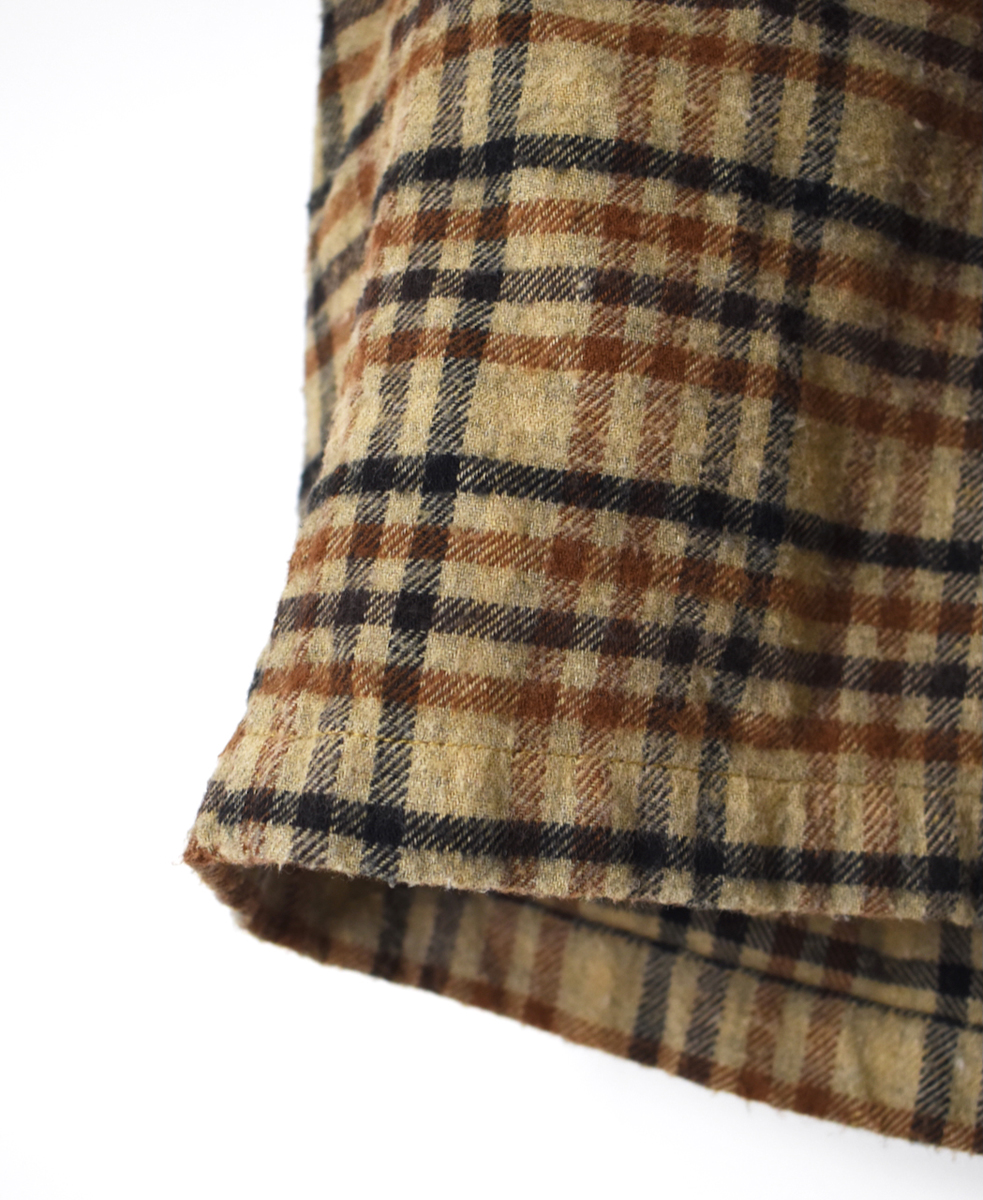 INHT2565CKD(パンツ) COTTON CHECK OVERDYE EASY PANTS