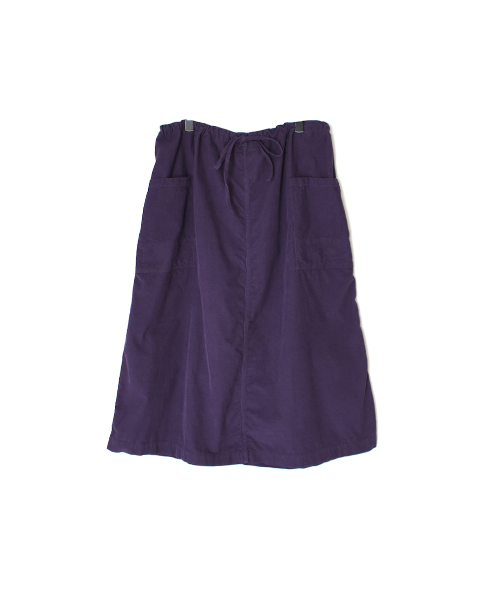 INHT2554CD(スカート) 26 WALES CORDUROY OVERDYE EASY SKIRT