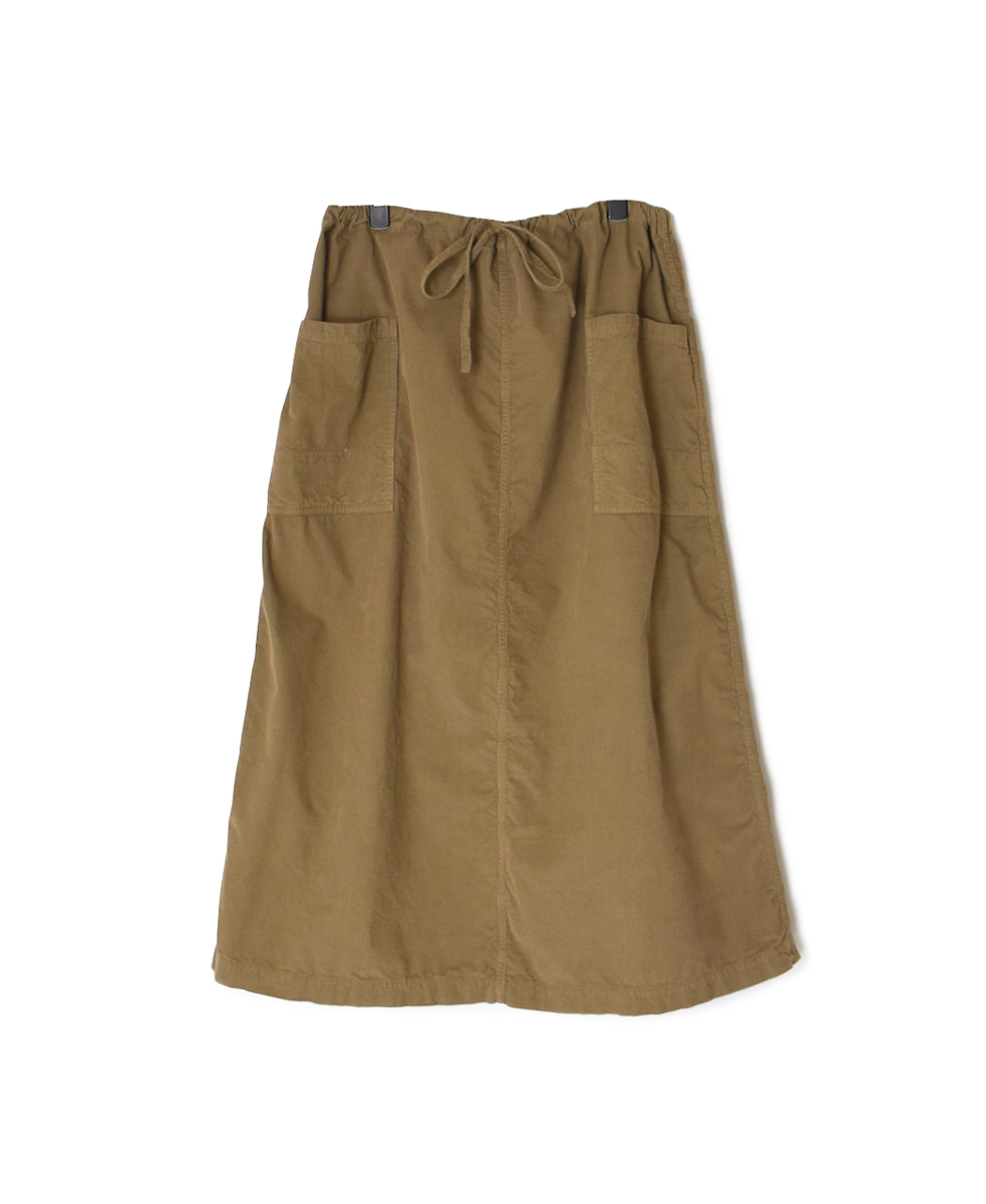 INHT2554CD(スカート) 26 WALES CORDUROY OVERDYE EASY SKIRT