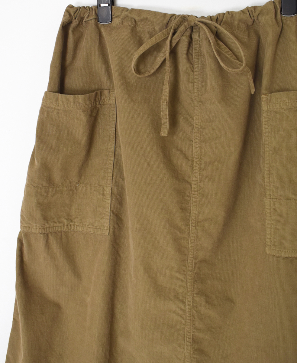 INHT2554CD(スカート) 26 WALES CORDUROY OVERDYE EASY SKIRT