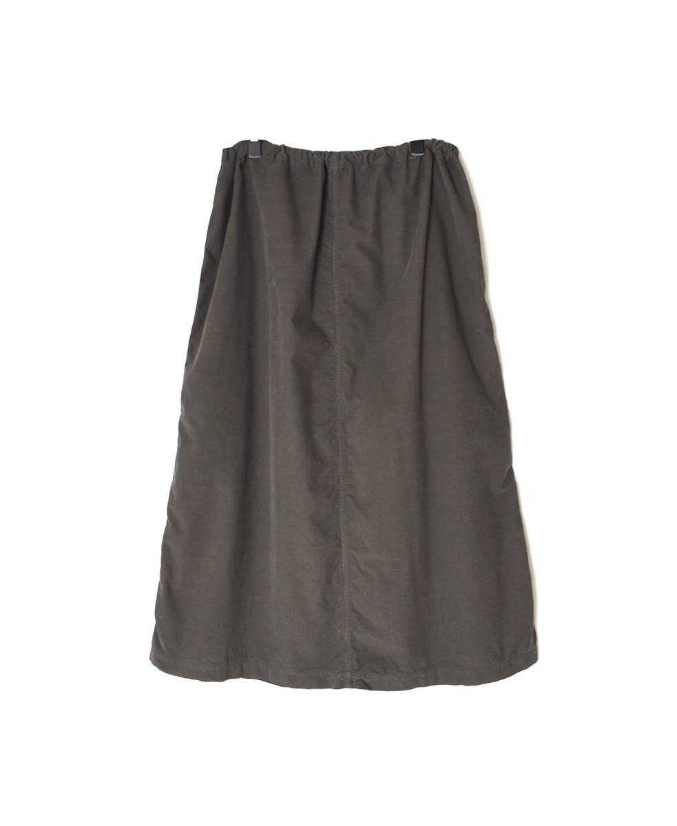 INHT2554CD(スカート) 26 WALES CORDUROY OVERDYE EASY SKIRT