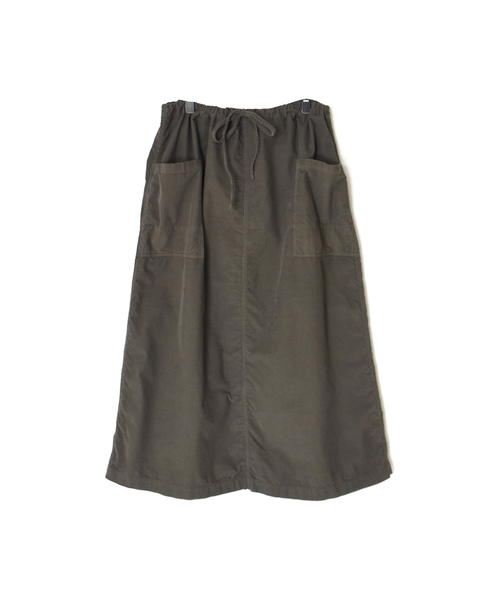 INHT2554CD(スカート) 26 WALES CORDUROY OVERDYE EASY SKIRT
