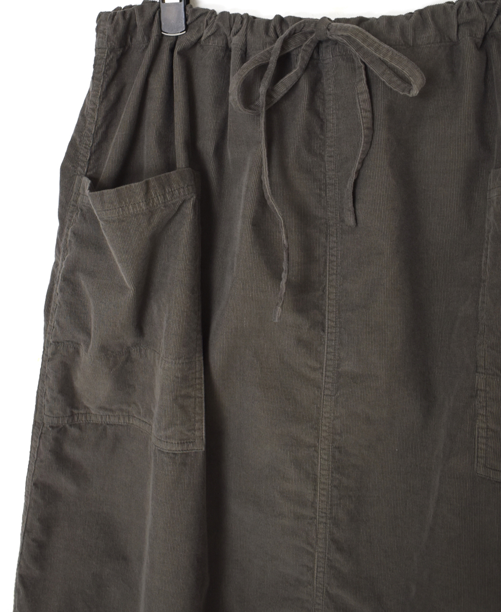 INHT2554CD(スカート) 26 WALES CORDUROY OVERDYE EASY SKIRT
