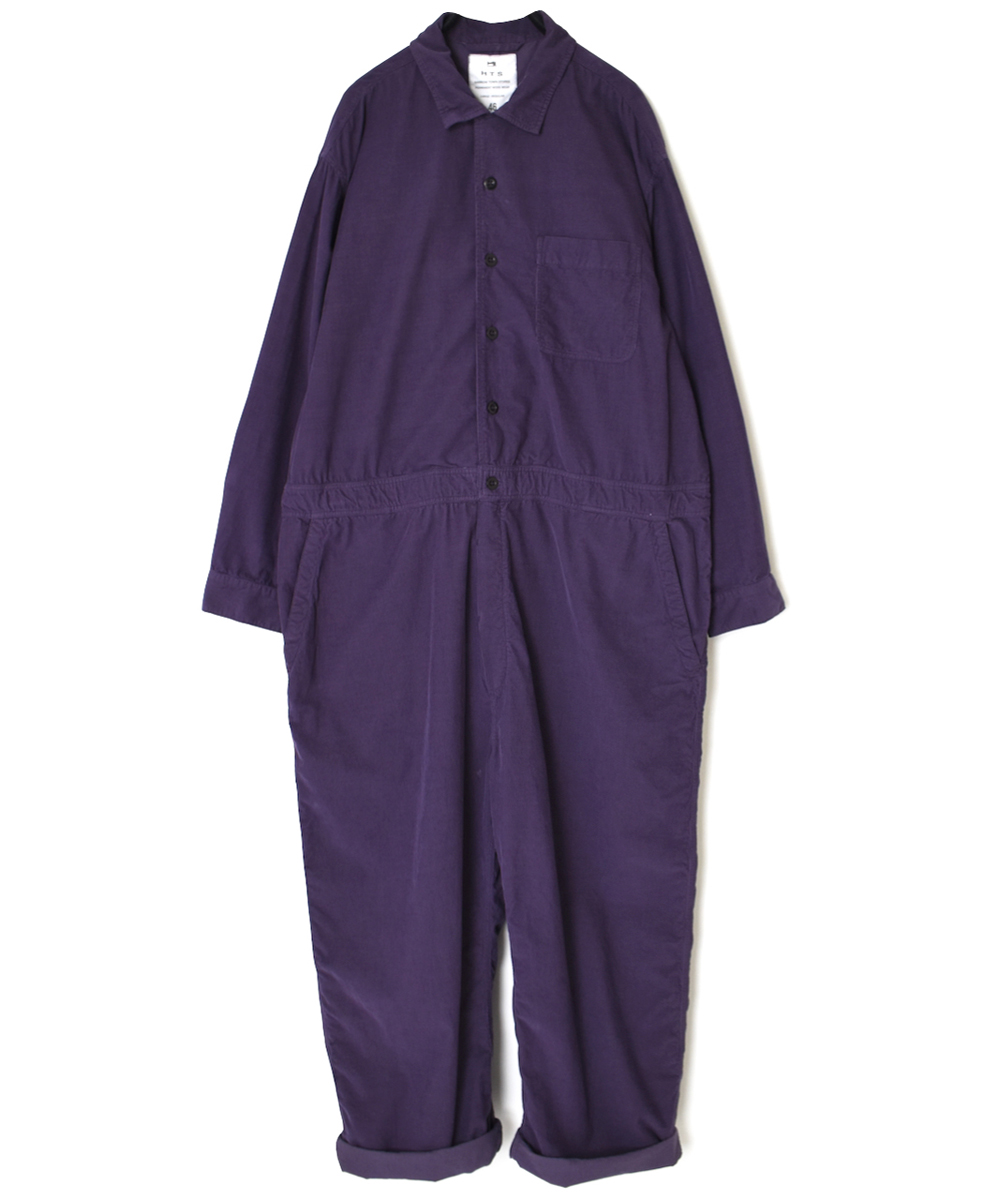 INHT2553CD(サロペット) 26 WALES CORDUROY OVERDYE ONE-UP COLLAR OVERALLS