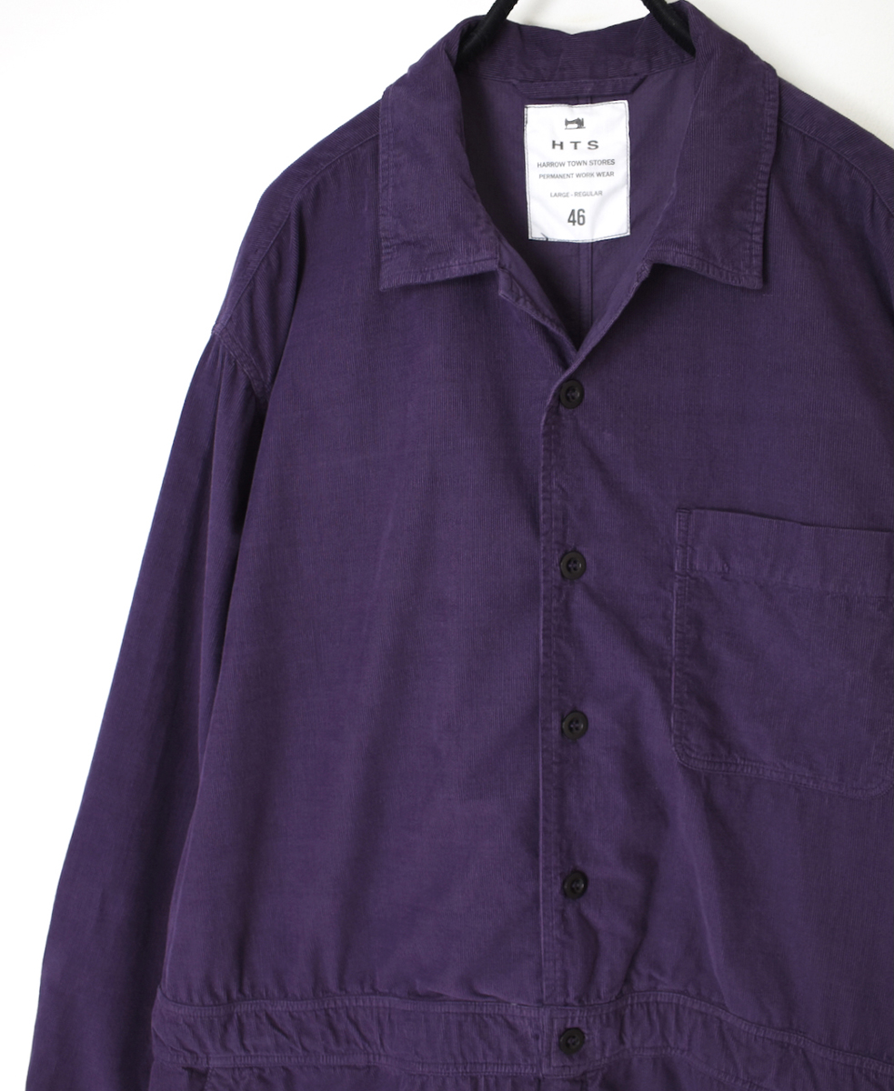 INHT2553CD(サロペット) 26 WALES CORDUROY OVERDYE ONE-UP COLLAR OVERALLS
