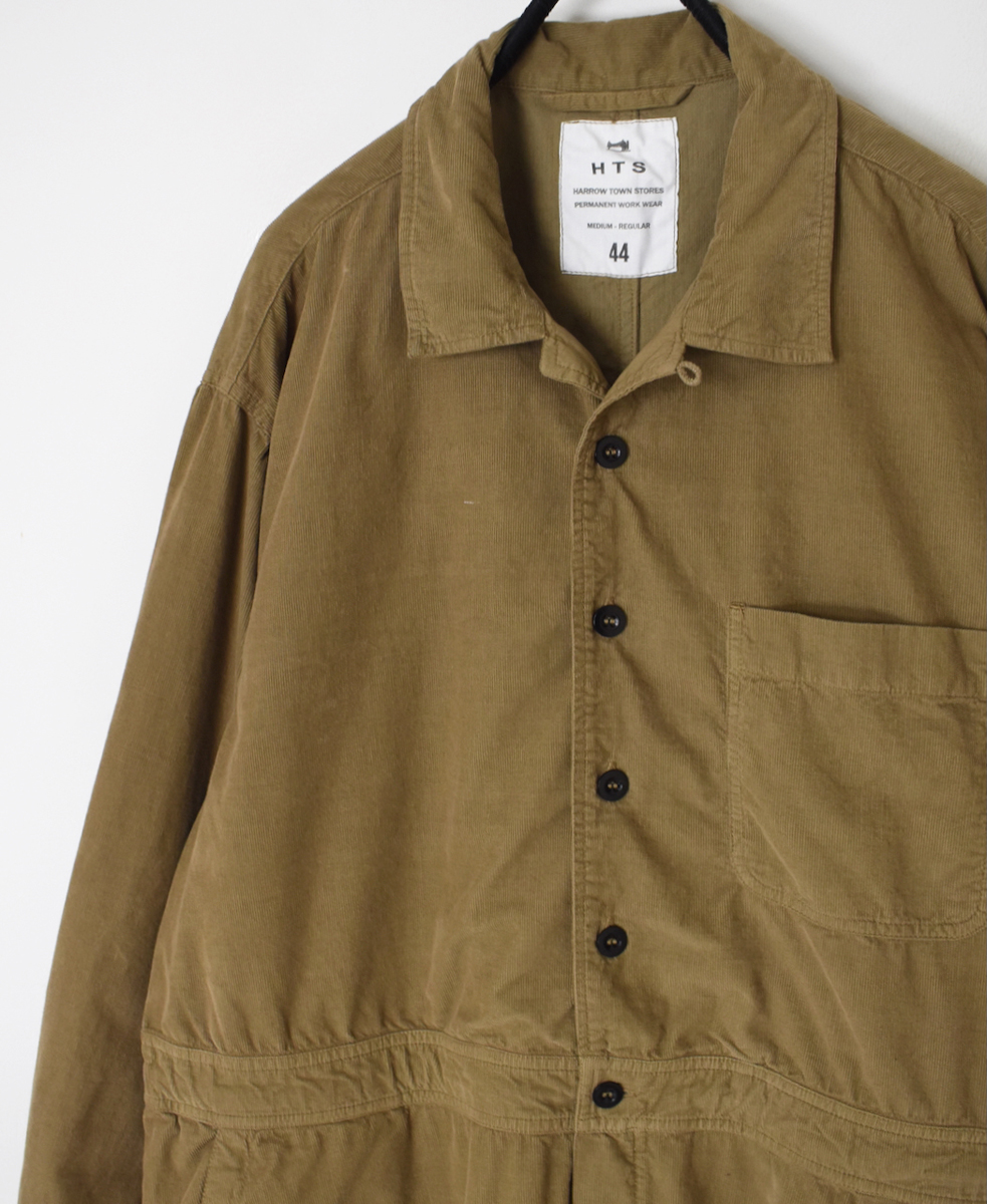 INHT2553CD(サロペット) 26 WALES CORDUROY OVERDYE ONE-UP COLLAR OVERALLS