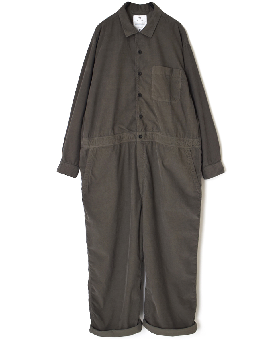 INHT2553CD(サロペット) 26 WALES CORDUROY OVERDYE ONE-UP COLLAR OVERALLS